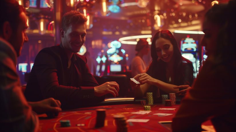 မြန်မာ Online Card Game Live Dealer ကတ်ဂိမ်း ကစားနေသောမြင်ကွင်း